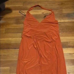 Halter neck maxi dress